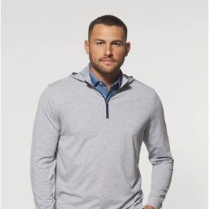 Mens quarter zip hoodie.